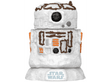 Figura - Funko POP! Star Wars Holiday: Snowman R2-D2, Vinilo, 9.5 cm