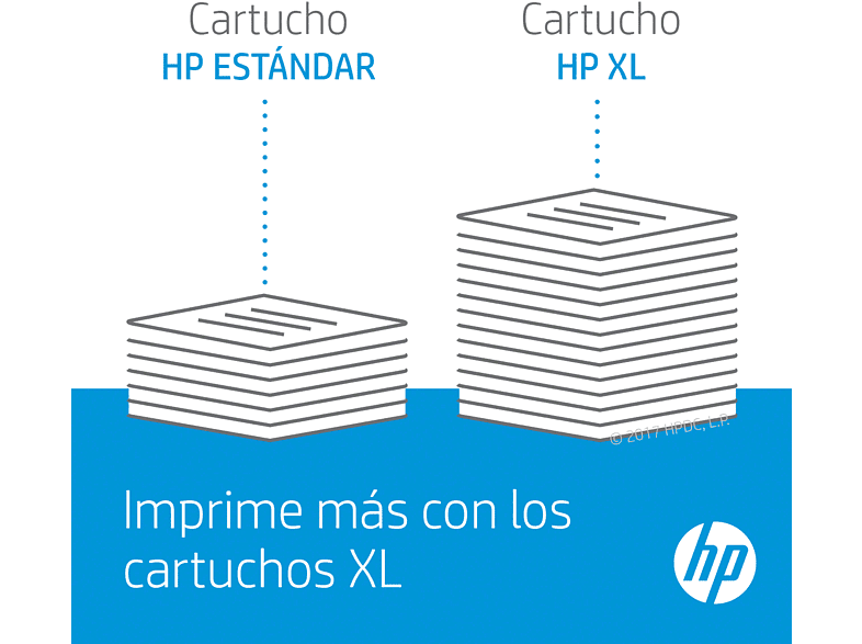 Cartucho de tinta - HP 303XL, Tricolor, T6N03AE