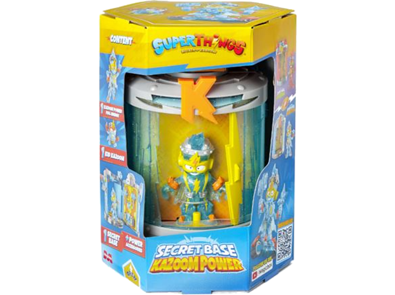 Figura - Magicbox Superthings Secret Base Kazoom Power, 14 cm, Multicolor