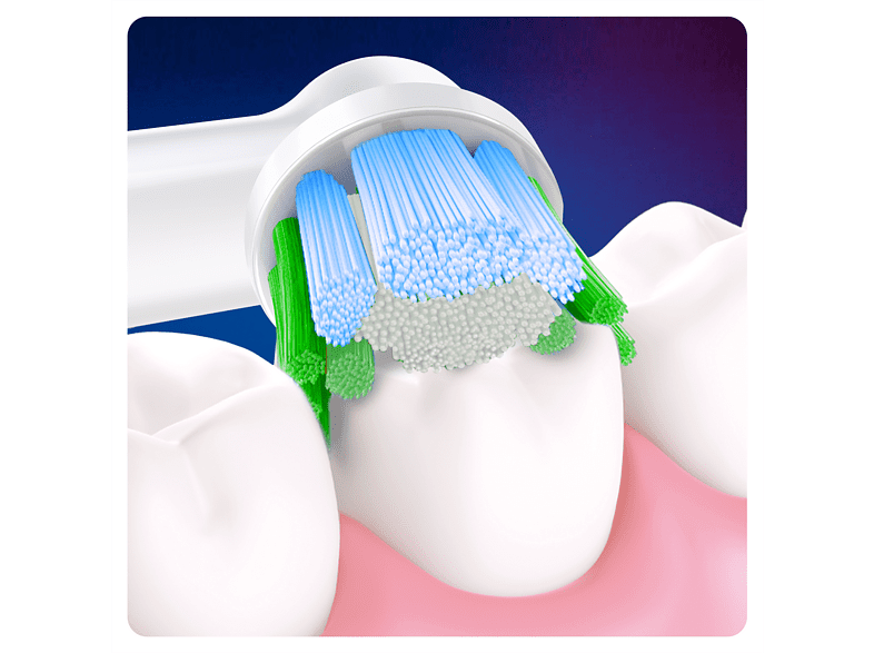 Recambio para cepillo dental - Oral-B, Precision Clean, con Tecnología CleanMaximiser, Pack De 3, blanco