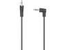 Cable Audio - Hama 00205286, De conector Jack 3.5 mm a conector Jack 3.5 mm 90º, 1.5 m, Negro