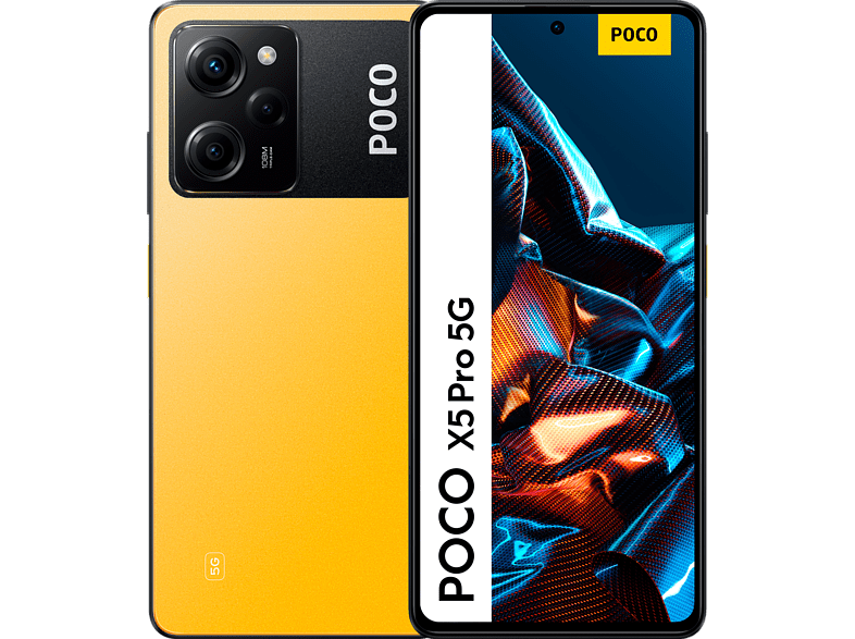 Móvil - Pocophone X5 Pro, Amarillo, 256 GB, 8 GB RAM, 6.67 FHD+ Flow AMOLED DotDisplay, Snapdragon® 778G, 5000 mAh, Android