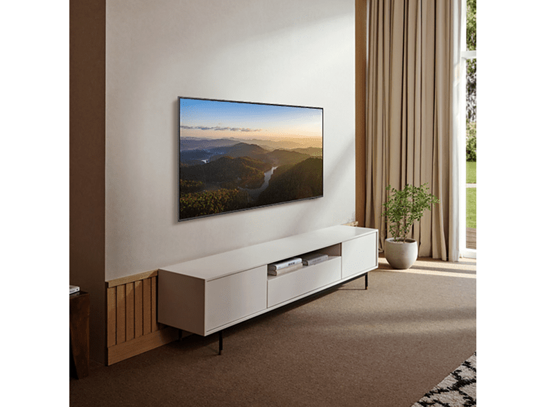 TV QLED 55 - Samsung TQ55Q70CATXXC, UHD 4K,  Smart TV, Motion Xcelerator Turbo+, Quantum HDR, Diseño Airslim, DVB-T2 (H.265), Titan Gray