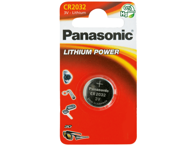 Bateria - Panasonic CR2032L/1BP, Litio, 3V
