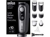 Barbero - Braun Series 9 BT9420, Recortadora Profesional Barba, Lámina ProBlade, 8 Accesorios, Wet&Dry, 180 min autonomía