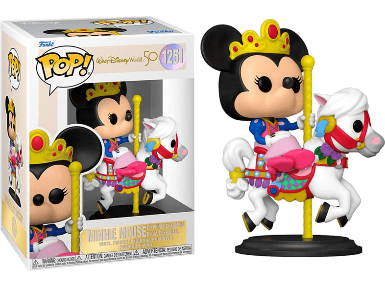 Figura - Funko Pop! Minnie Mouse (Carrousel), Walt Disney World: 50 Aniversario