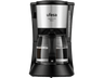 Cafetera de goteo - Ufesa CG7125 Capriccio 12 Delux, 680 W, 1.2 l, 12 Tazas, Desconexión automática, Negro/Inox