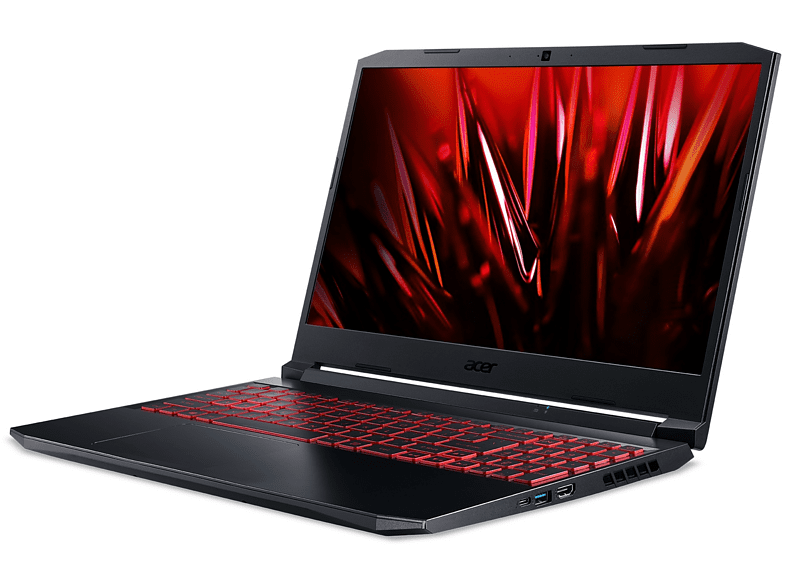 Portátil gaming - Acer AN515-57, 15.6 Full HD, Intel® Core™ i5-11400H, 8GB RAM, 512GB SSD, GeForce RTX™ 3050Ti, Sin sistema operativo