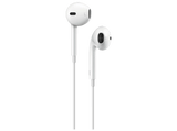 Auriculares de botón - Apple EarPods, Cable, Conexión Jack 3.5 mm, Micrófono, Blanco