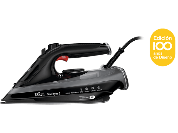 Plancha de vapor - Braun SI5088BK, 0.3 l, 220 g/min, 2800 W, Sistema antical, Negro