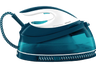 Centro de planchado - Philips GC7844/20, 2400 W, Golpe de vapor 400 g/min, 6.5 bar, Suela de SteamGlide, Verde