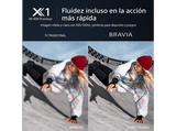 TV LED 55 - Sony BRAVIA 55X85L, Full Array LED, 4K HDR 120, Google TV, HDMI 2.1, Alexa, Siri, Bluetooth, Eco, BRAVIA Core, Diseño Estilizado