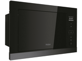Horno microondas integrable - Haier Series 4 HOR38G5FT, Grill, 900W, 5 niveles, Descongelación, 28l, Negro