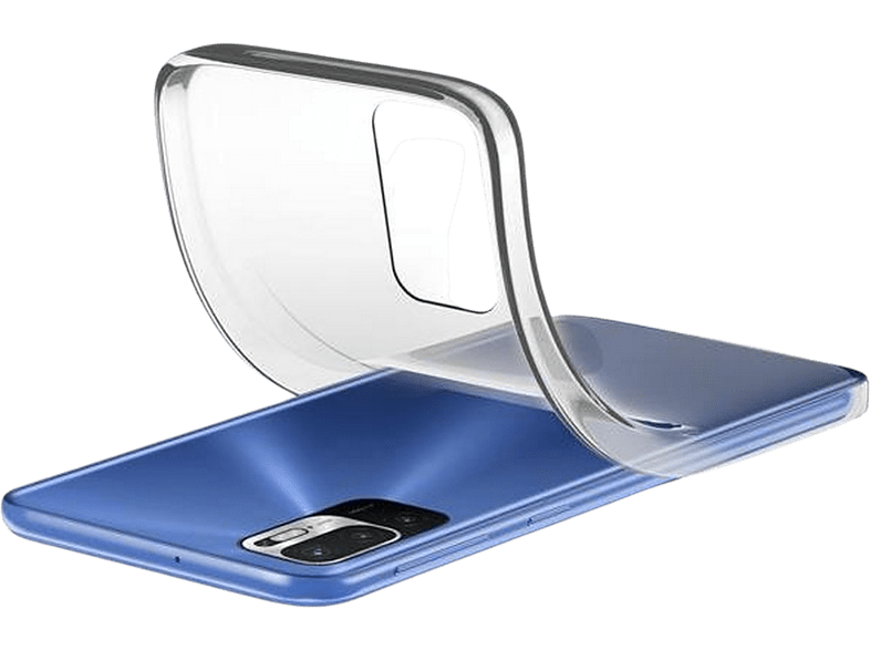 Funda - Cellular Line SOFTXIAOREN105GT, Para Xiaomi Redmi Note 10 5G, TPU, Trasera, Transparente