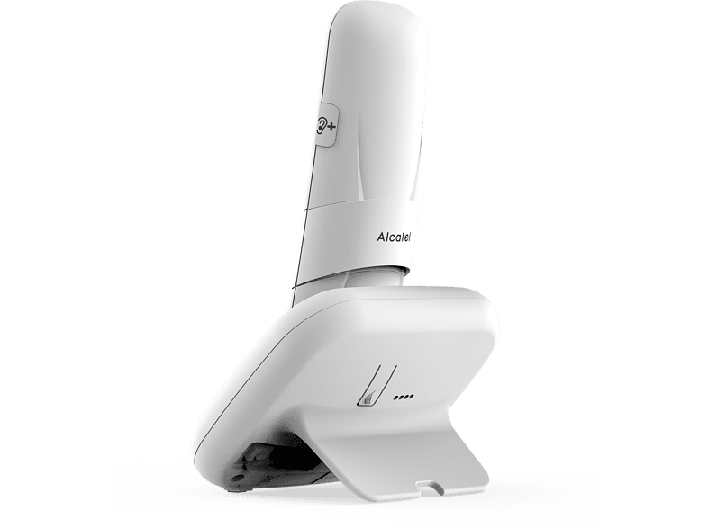 Teléfono - Alcatel XL785 Single, Inalámbrico, Contestador, Bloqueo de llamadas, Agenda 100 contactos, Manos libres, Audio-Boost, Blanco