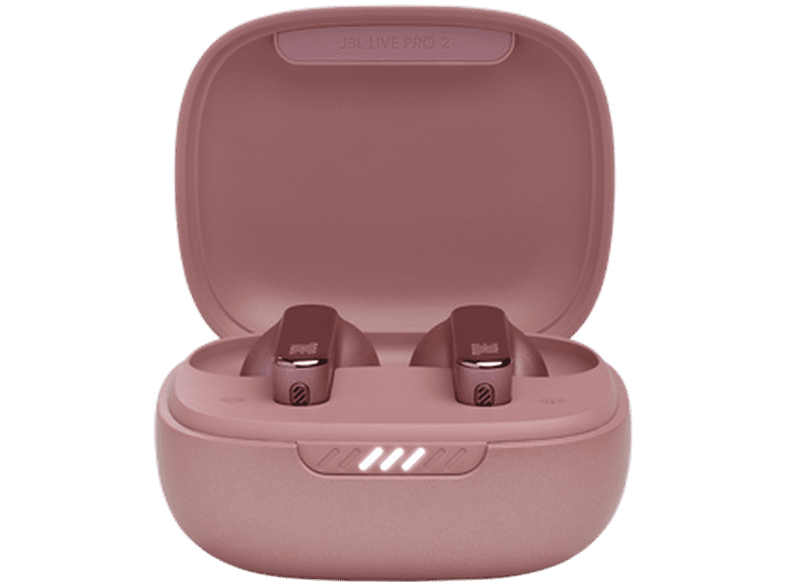 Auriculares True Wireless - JBL Live Pro 2, De botón, BT 5.2, Hasta 40 horas, IPX5, Rosa + Estuche de carga