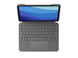 Fundacon teclado - Logitech Combo Touch iPad Pro 11-inch (2018 - 2021), Con teclado, Smart Connector, Gris