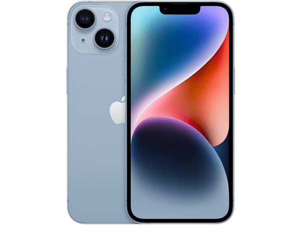 Apple iPhone 14, Azul, 128 GB, 5G, 6.1" OLED Super Retina XDR, Chip A15 Bionic, iOS