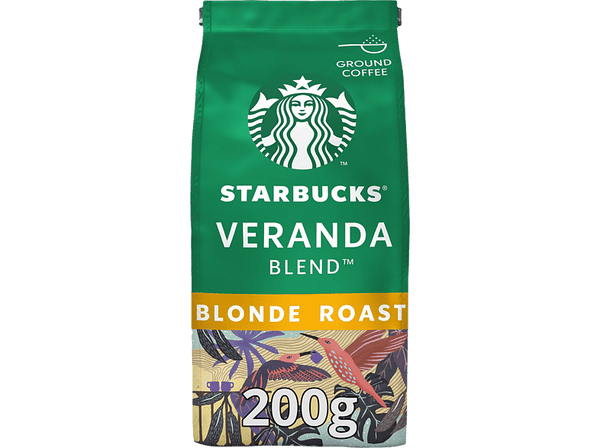 Café molido - Starbucks Veranda Blend, 100% Arábica, Blonde Roast, 200 g