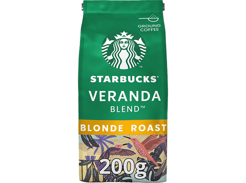 Café molido - Starbucks Veranda Blend, 100% Arábica, Blonde Roast, 200 g