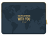 Funda tablet - Mr. Wonderful With You, 11", Cobertura total, Cierre con cremallera, Multicolor