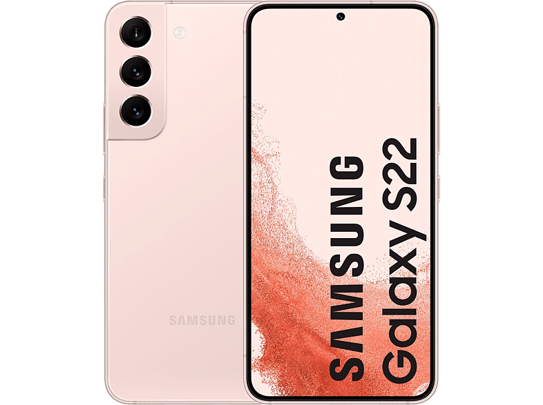 Móvil - Samsung Galaxy S22 5G, Pink Gold, 256 GB, 8 GB RAM, 6.1 FHD+, Exynos 2200, 3700 mAh, Android 12