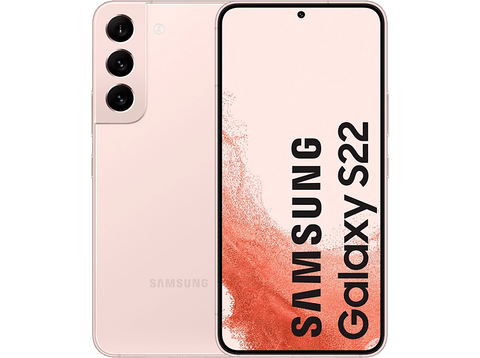 Móvil - Samsung Galaxy S22 5G, Pink Gold, 256 GB, 8 GB RAM, 6.1