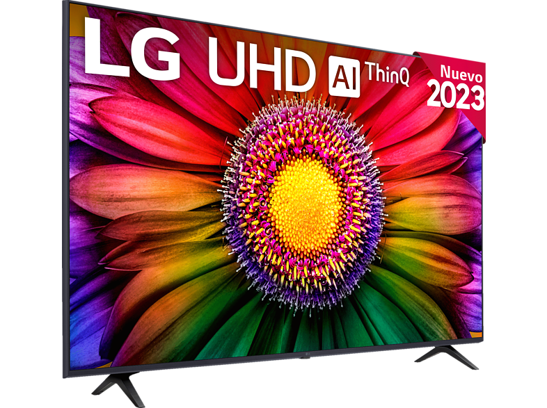TV LED 50 - LG 50UR80006LJ, UHD 4K, Inteligente α5 4K Gen6, Smart TV, DVB-T2 (H.265), Azul ceniza