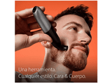 Barbero - Braun Series X XT5100,  Recortadora de Barba, Afeitadora para cuerpo, Peines bidireccionales