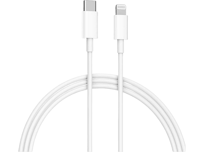 Cable USB - Xiaomi XM700013, USB-C, Lightning, Para Apple, 1 m, Carga, Sincronización, Blanco