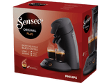 Cafetera de cápsulas - Philips Senseo Original Plus CSA210/61, 220 - 240 V, 0.7 l, Función 2 tazas, Negro