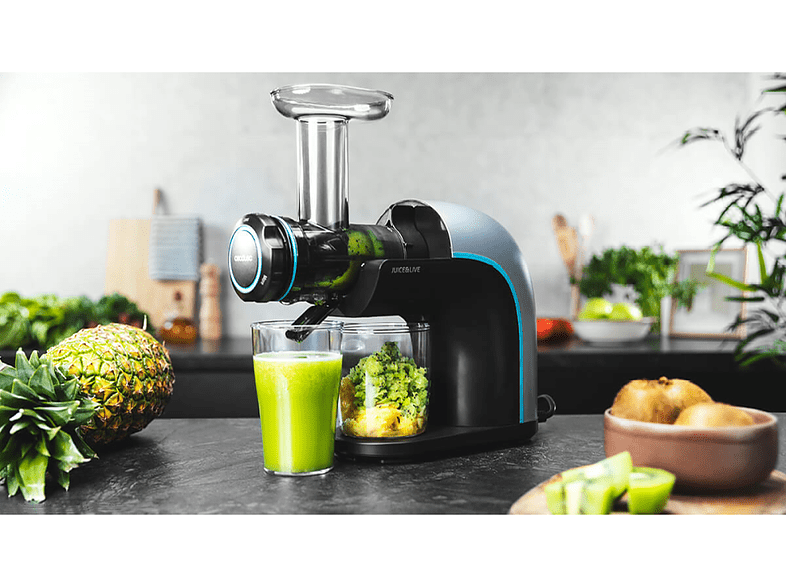 Licuadora - Cecotec Juice&Live EasyClean, 150 W, 70 rpm, 3 niveles, Libre BPA, Security System, Negro