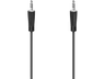 Cable audio - Hama 00205118, Jack de 3.5 mm, 1.5 m, Negro
