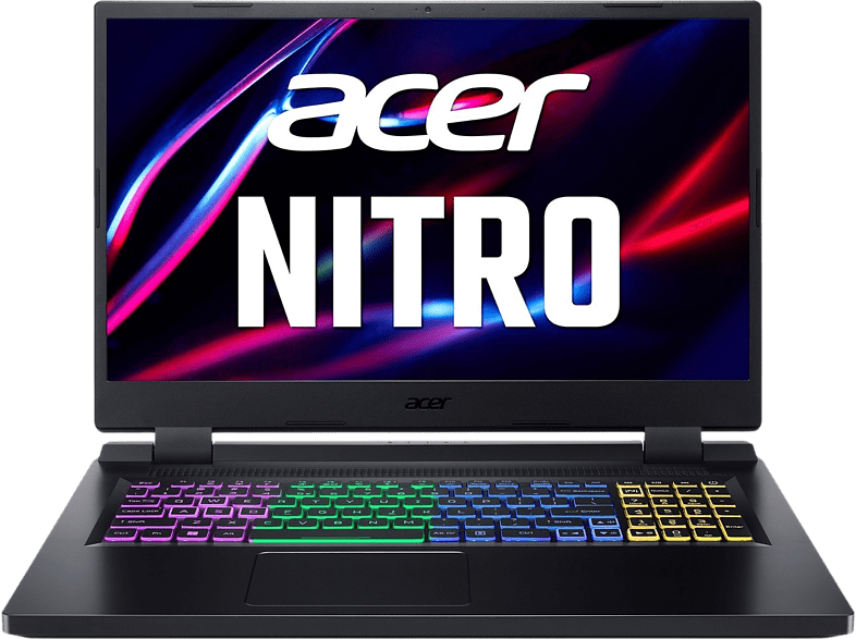 Portátil gaming - Acer AN517-55-75RS, 17.3 Full HD, Intel® Core™ i7-12700H, 16GB RAM, 512GB SSD, GeForce RTX™ 3060, Sin sistema operativo