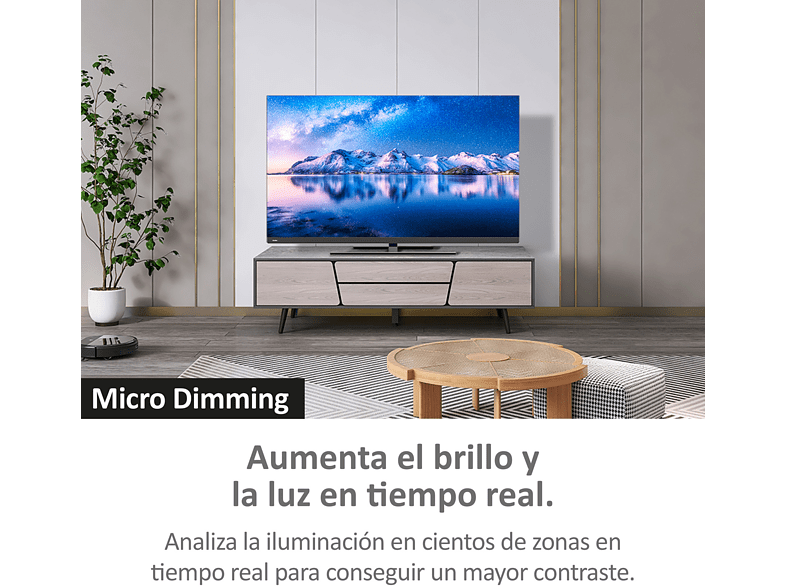 TV LED 65 - Haier S8 Series H65S800UG, Smart TV (Android TV 11) , UHD 4K, Dolby Atmos-Vision, Altavoces Frontales, Control por Voz, Dbx-tv®, Negro