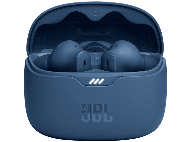 Auriculares True Wireless - JBL Tune Beam, 48h Autonomía, Graves puros, Cancelación ruido, Azul