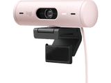 Webcam - Logitech Brio 500, Full HD 1080p, Enfoque automático, Micrófono con reducción de ruido, Rosa