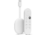 Reproductor multimedia - Google Chromecast con Google TV (HD), Resolución 1080 pixels, Mando con control por voz, Nieve