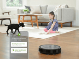 Robot aspirador - iRobot Roomba Combo 1138, WiFi, 3 modos de fregado, 0.3 l, 100 min, Control de voz, Gris