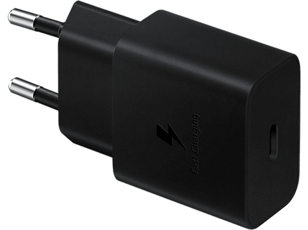 Cargador - Samsung EP-T1510NBEGEU, 15W, De pared, Sin Cable, USB-C, Negro