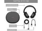 Auriculares Bluetooth - Sony WHXB910NB, Bluetooth, Noise Cancelling, Autonomía 50h, Asistente de voz, Negro
