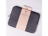 Funda tablet - Wondee Lucía Be, De 11, Universal, Textura antideslizante, Blanco y Negro