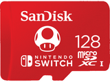 Tarjeta micro SDXC - SanDisk Extreme Nintendo Switch, 128 GB, Hasta 100 mb/s, Licencia Nintendo Switch, Rojo