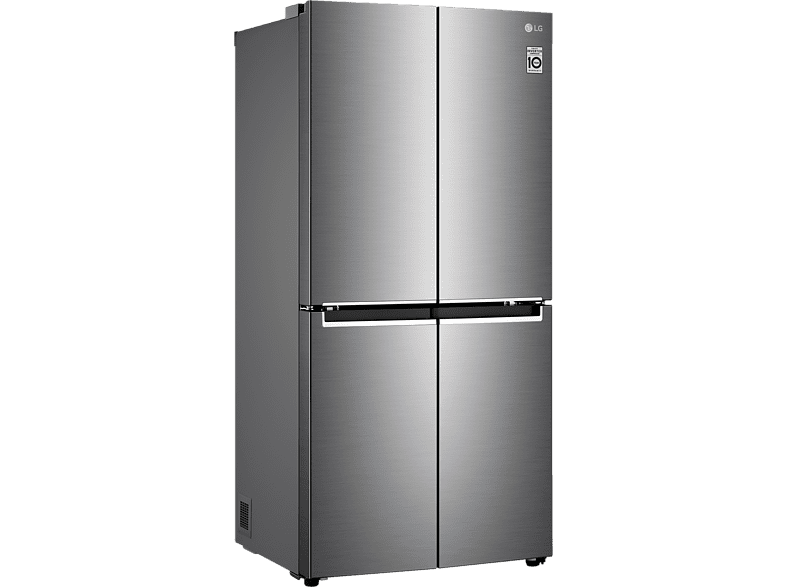 Frigorífico americano - LG GMB844PZFG, No Frost, 178.7 cm, Inoxidable antihuellas