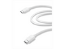 Cable USB - Cellular Line Home USBDATACUSBC2C2MW, USB-C a USB-C, 2 m, Blanco