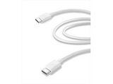 Cable USB - Cellular Line Home USBDATACUSBC2C2MW, USB-C a USB-C, 2 m, Blanco
