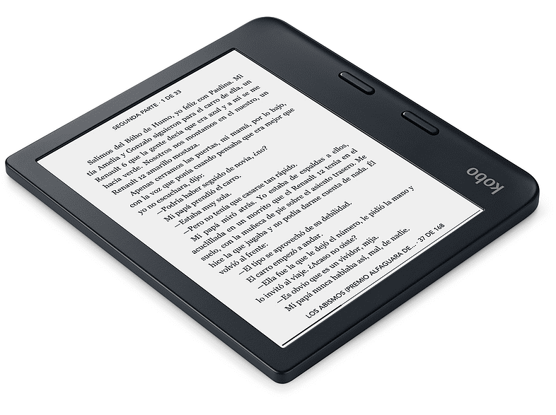 eReader - Kobo Libra 2, 7’’ HD, eBook y AudioBook, 32 GB, Resistente al agua, Negro