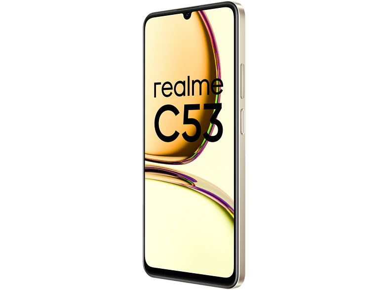 Móvil - realme C53, Gold, 128GB, 6GB RAM, 6.74 HD, 5000 mAh, Android 13