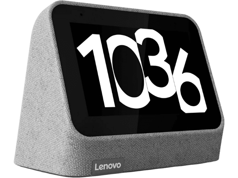 Reloj despertador inteligente - Lenovo Smart Clock 2, Gris, MediaTek MT8167S, 1 GB RAM, 8 GB Flash, Android 10