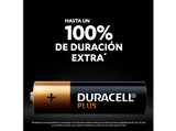 Pilas AA - Duracell PLUS MX1500 AA LR06 / LR6, Pilas alcalinas 1.5 V,  Paquete 12 unidades, Negro